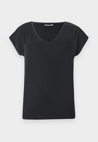 VIMODALA V NECK - T-shirts - black