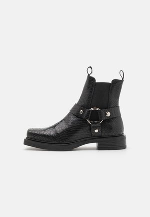 Pavement, Bottines de cowboy / motard - black