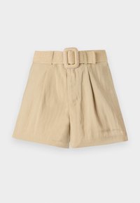 ONLELINA PLEAT BELT PANT - Šortky - beige