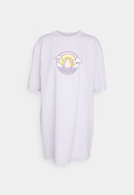 adidas Originals TEE DRESS - Jerseykleid - silver dawn/flieder - Zalando.ch