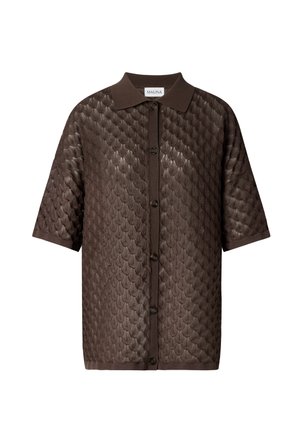 Malina, MOA SHIRT - Πουκαμίσα με κουμπιά - chocolate