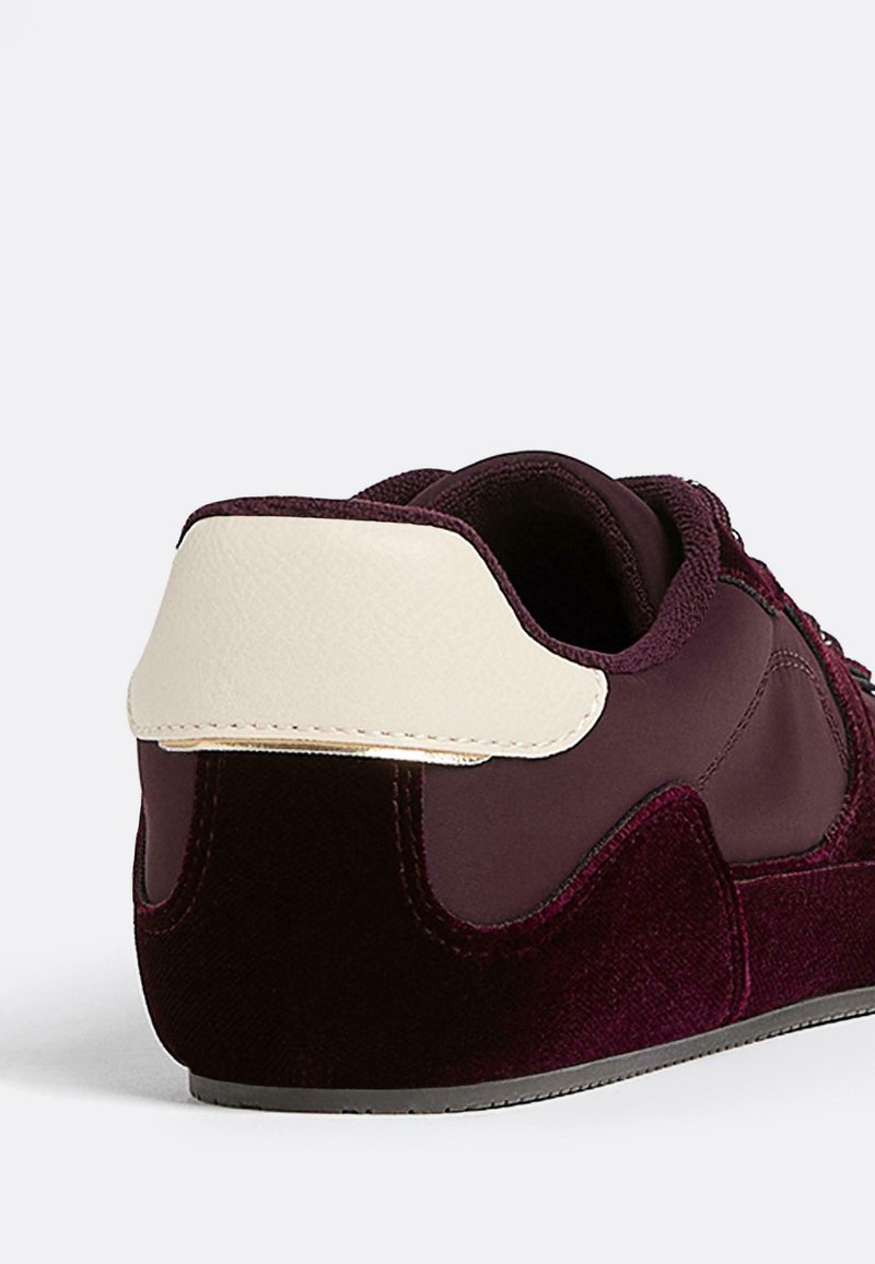 Stradivarius SNEAKER Trainers dark red Zalando