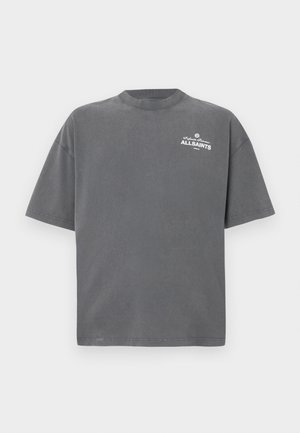 AllSaints SOLEIL - Tricou cu imprimeu - washed black