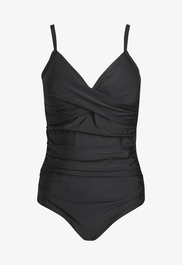 BLACK SHAPE ENHANCING SWIMSUIT - Uimapuku - black