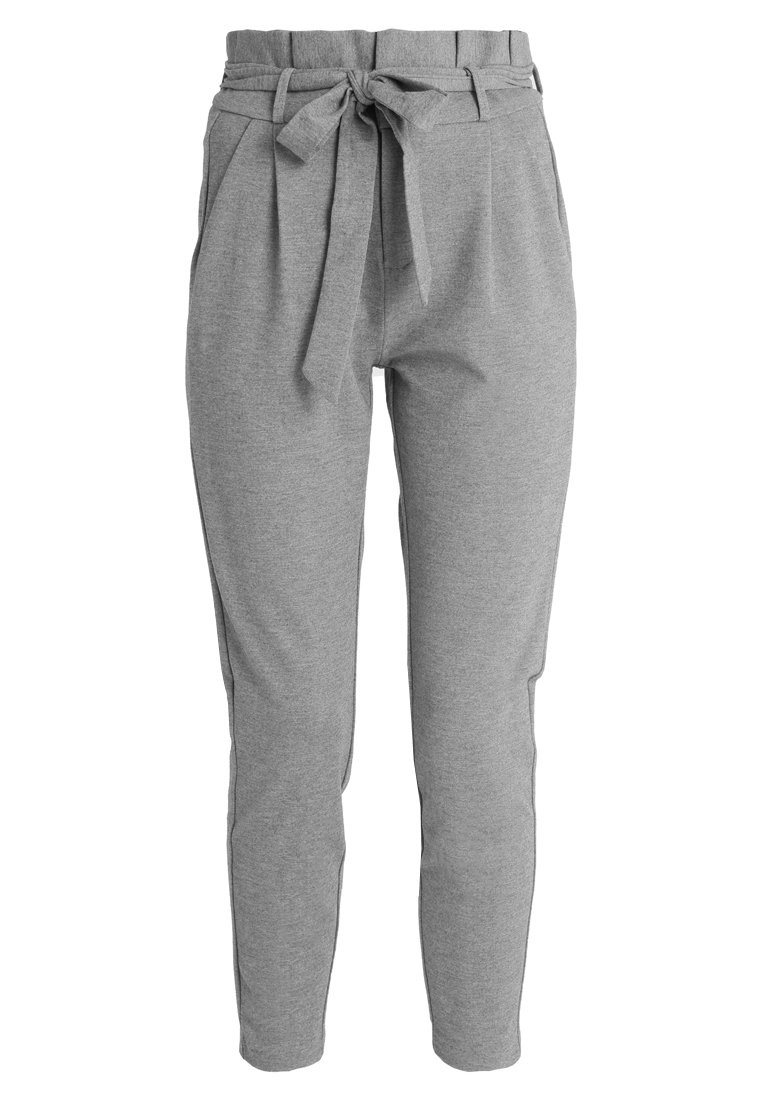 Vero Moda VMEVA PAPERBAG - Pantaloni - medium grey/grigio screziato -  Zalando.it