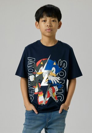 Name it, T-SHIRT SONIC - Camiseta estampada - navy blazer