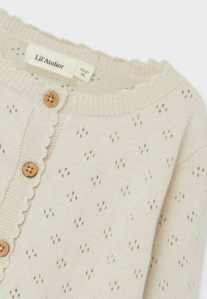 Strickjacke - beige