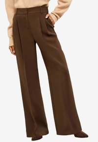 PREMIUM WIDE  - Nadrágok - chocolate brown