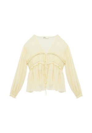 Bluse - beige
