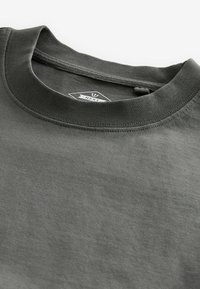 Next HEAVYWEIGHT - Jednoduché tričko - charcoal grey garment dye