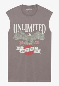 UNISEX - Topp - grey wash