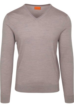 Suitable V-NECK  - Trui - beige grijs