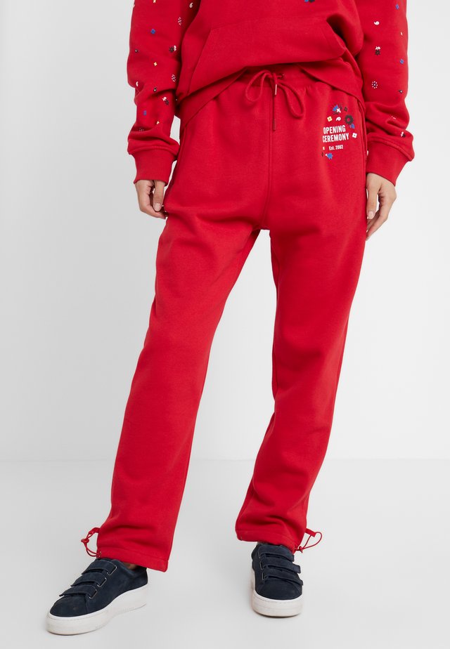 Tracksuit bottoms - red