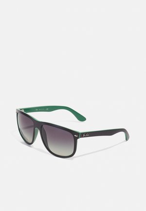 Ray-Ban BOYFRIEND - Lunettes de soleil - matte black/on green