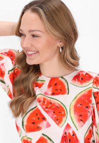 myMo Bluse - red multicolor