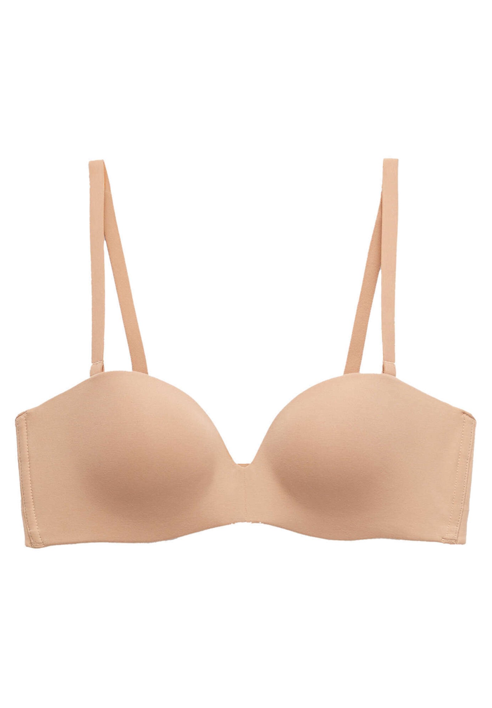 OYOANGLE Women's PU Leather Strapless Tube Top - Button Front Fitted Bandeau For Parties - View #8