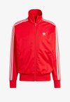 FBIRD - Mikina so zipsom - better scarlet   white