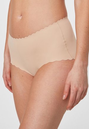 MIDI SCALLOP EDGE NO VPL - Trumpikės - beige