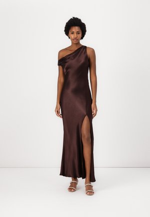 Bec + Bridge SOL DRESS - Galajurk - dark choc