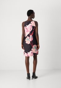 DKNY SQUARE NECK - Laisvo kirpimo suknelė - black