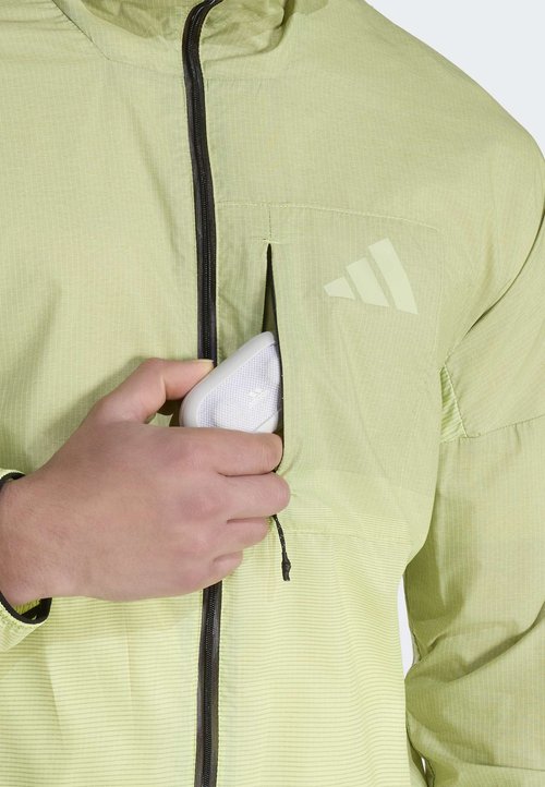 adidas Terrex Xperior Clima365 Light Windweave Jacket Asia Sizing 'Semi Frozen Lemon Shadow Olive' — foto 4