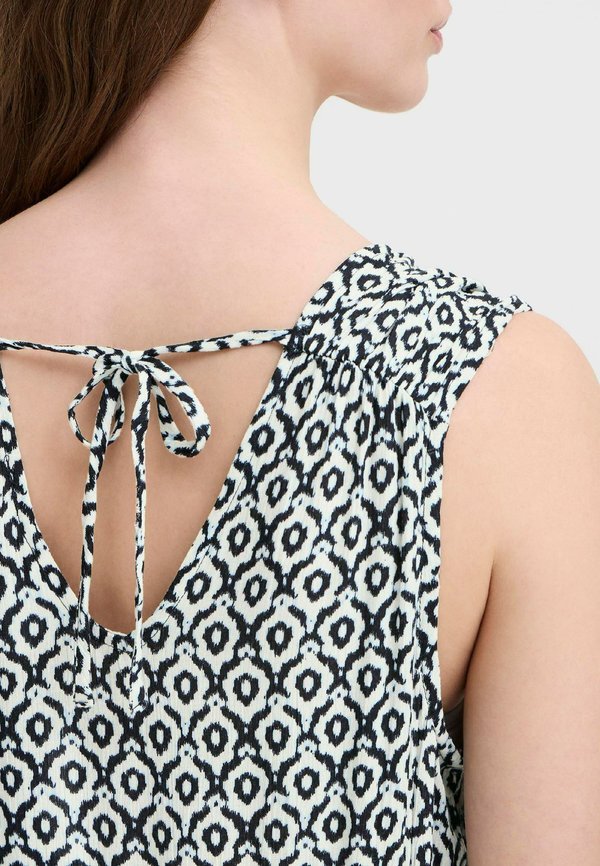 IHMARRAKECH - Day dress - total eclipse ikat tile aop4