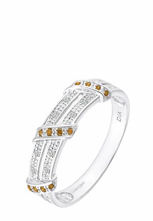 DIAMOND TWIST RIBBON ETERNITY  - Prstan - white gold-coloured