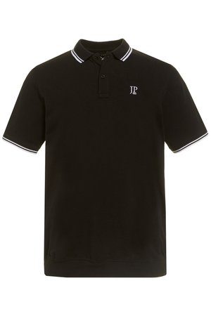JP1880, POLOSHIRT, BAUCHFIT, PIQUÉ, HALBARM, BIS 8 XL - Poloshirts - black
