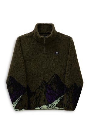 Fleece trui - green