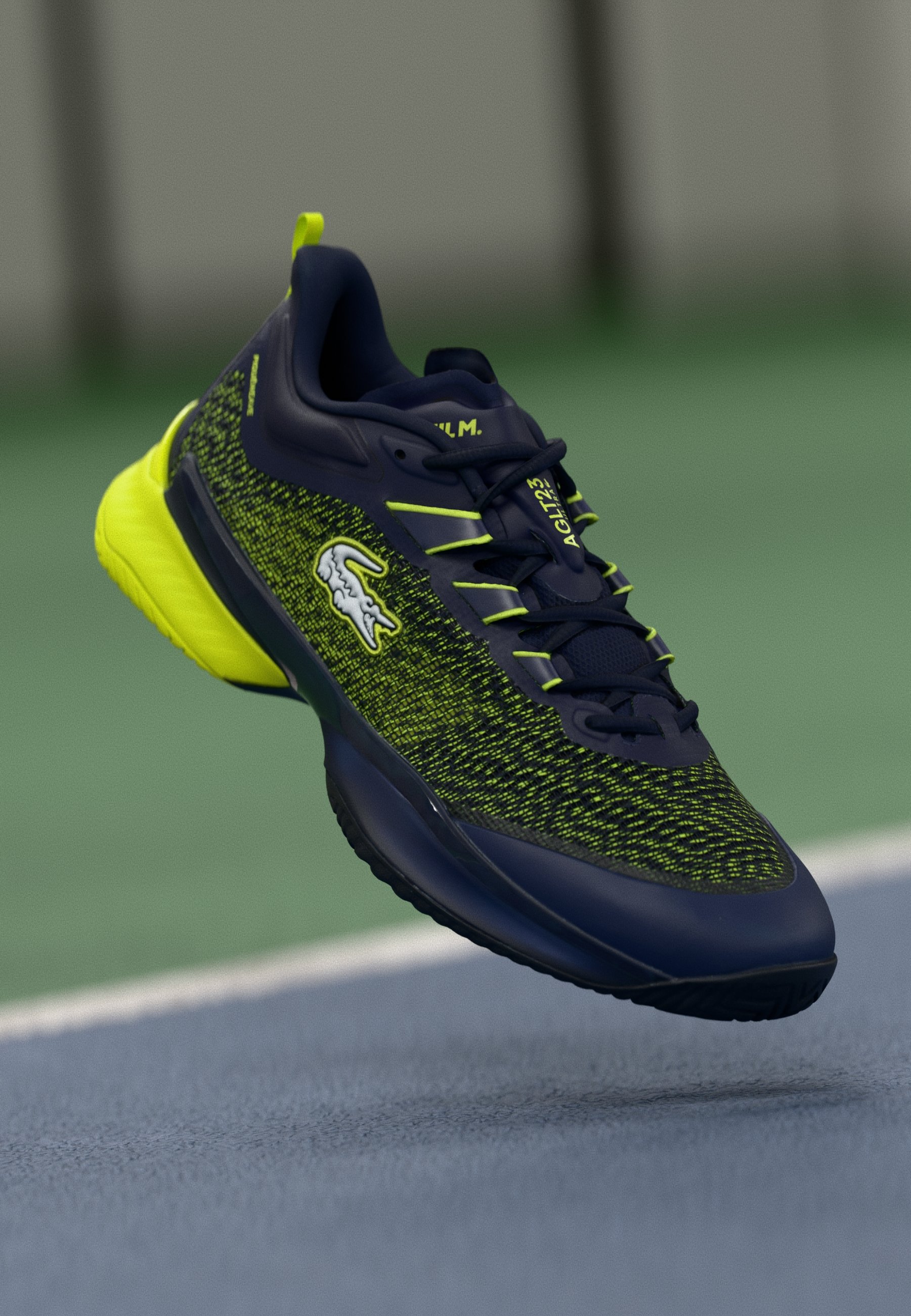 Lacoste Men’s AG-LT23 Navy / Green Athletic Tennis Court Shoes Lacoste AG-LT23 Ultra All Court Men main image 4