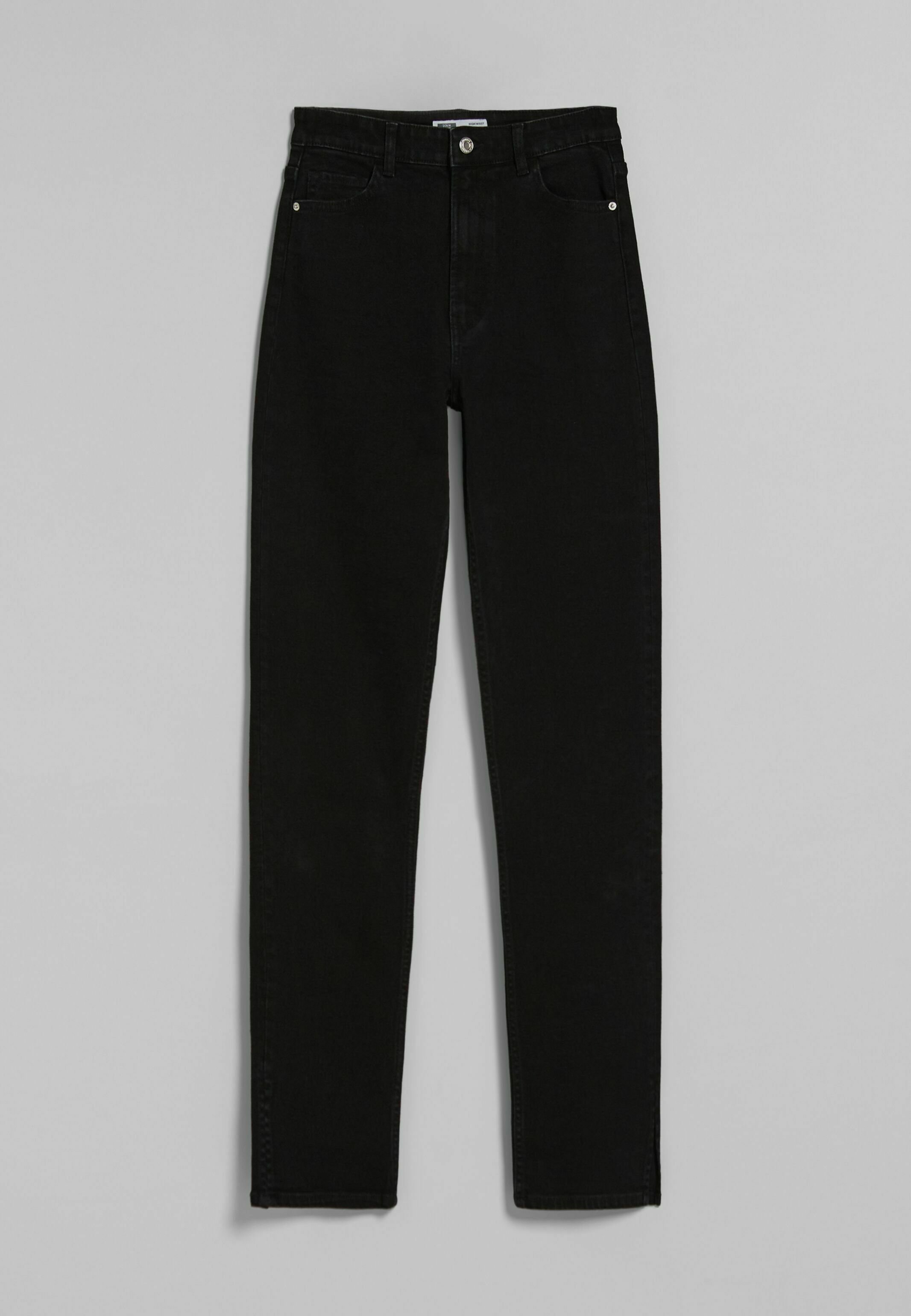 Bershka SKINNY HIGH WAIST - Slim fit 