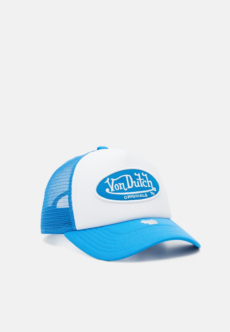 Von Dutch TRUCKER TAMPA UNISEX - Cap - white/blue/hvit - Zalando.no