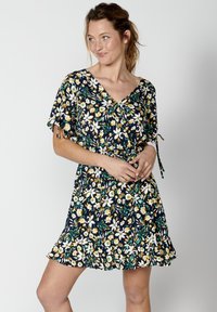 Koroshi SLEEVE SHORT - Rochie de zi - navy