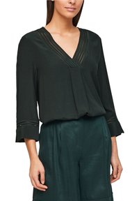 s.Oliver BLACK LABEL Camicetta - dark green