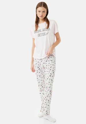PRINTED SET - Conjunto de pijama - light pink