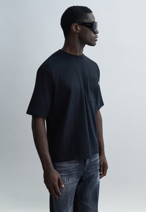 LOOSE FIT 2 PACK - T-shirt basique - white/black