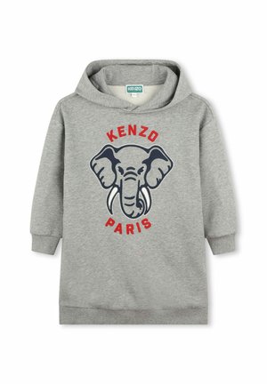 HOODED - Robe de jour - gris chine