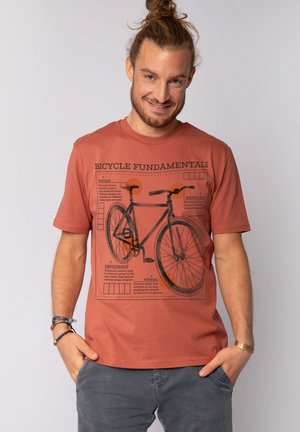 T-shirt imprimé - heritage brown