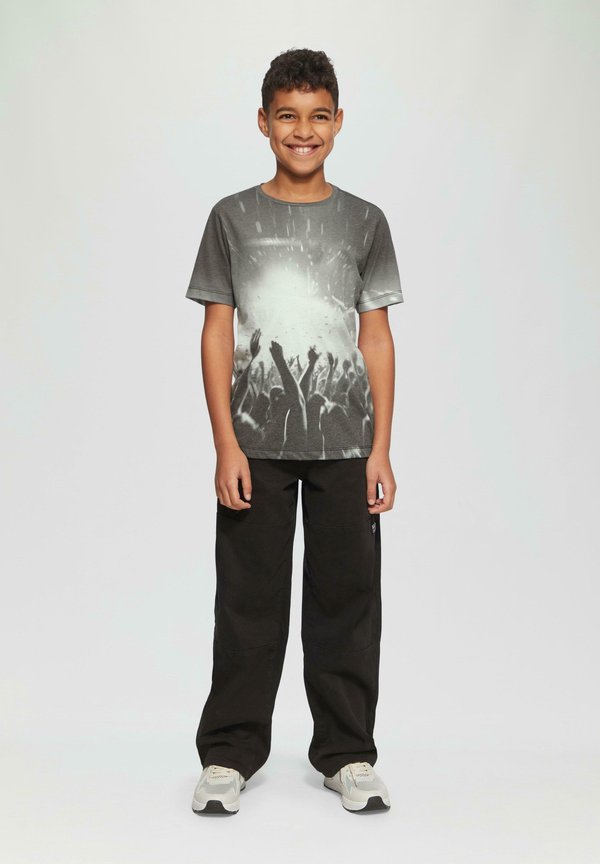 T-Shirt print - schiefergrau