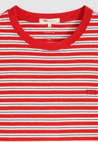 Unselected, golf course stripe b - reds -