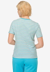 LAURASØN Triko s potiskem - light blue