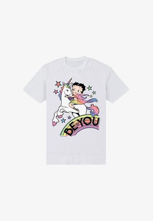 Henry Tiger, BETTY BOOP BE YOU PRIDE - T-Shirt print - white