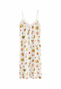 MYSTIC MIDI PRINTED SLIP - REGULAR FIT - Naktiniai marškinėliai - cream