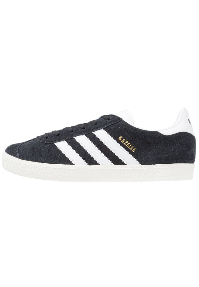 GAZELLE  - Sneaker low - core black/white/gold metallic