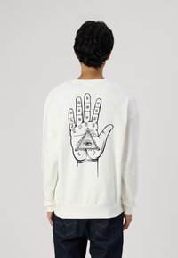 Jack & Jones JJMYSTIC CREW NECK - Felpa - cloud dancer