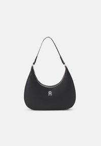 Tommy Hilfiger - ESSENTIAL SHOULDER BAG - Rokassoma - black Miniatūras attēls 1