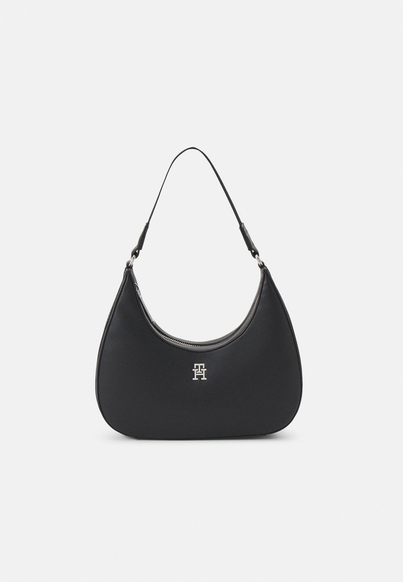 Tommy Hilfiger - ESSENTIAL SHOULDER BAG - Rokassoma - black, Palielināt