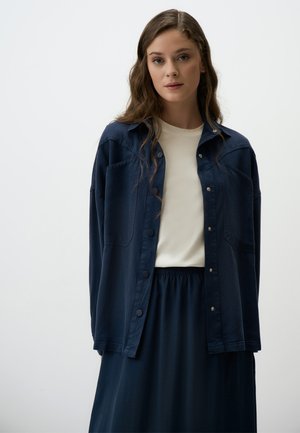 LOOSE FIT - Spijkerjas - dark blue