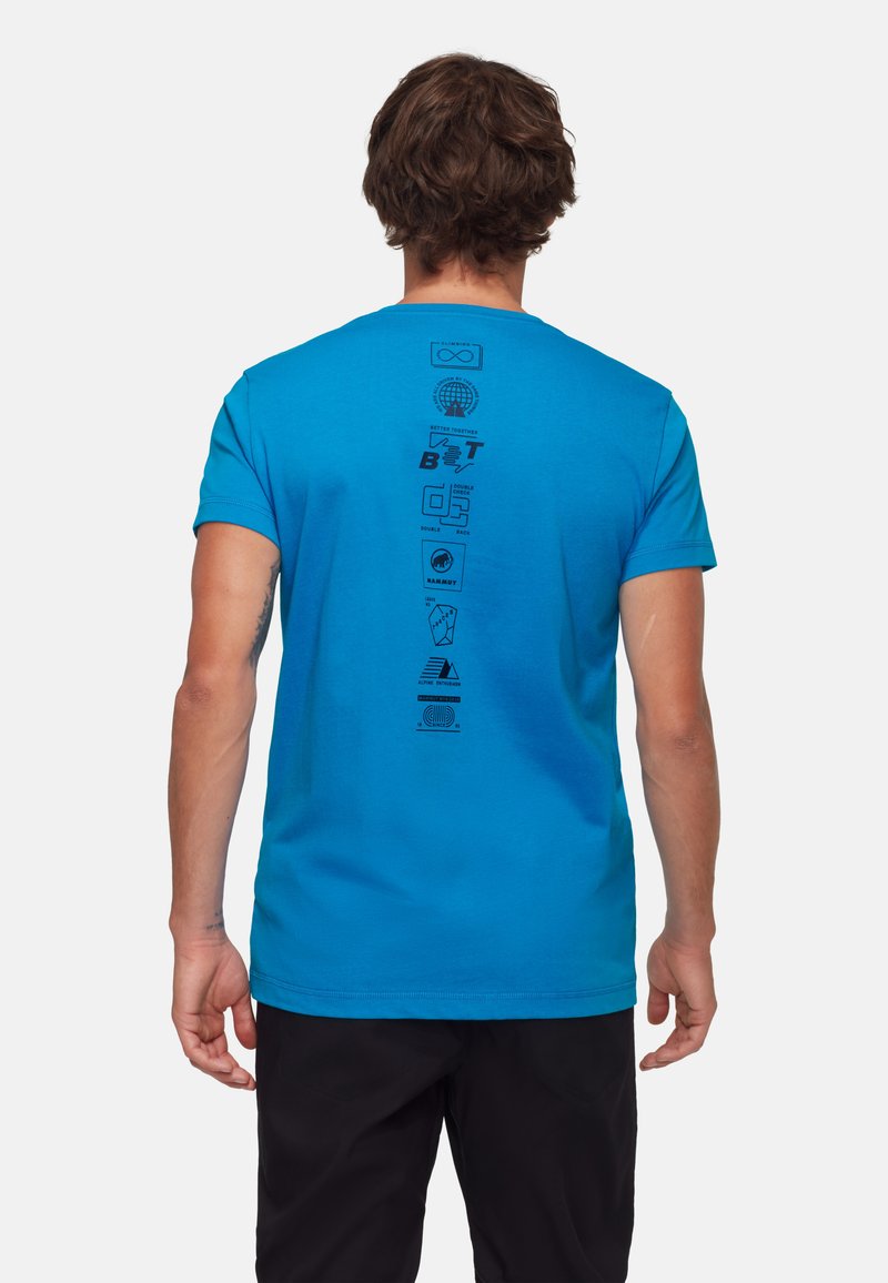 Mammut MASSONE EMBLEMS - T-shirt med print - glacier blue