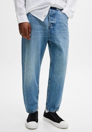 Jean droit - stone blue denim